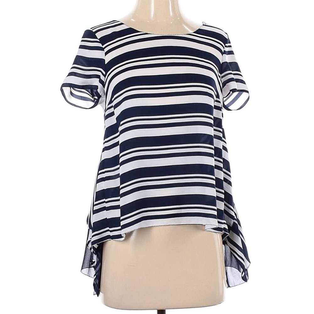 Anthropologie Maeve Short Sleeve Blouse Size S Women's Top